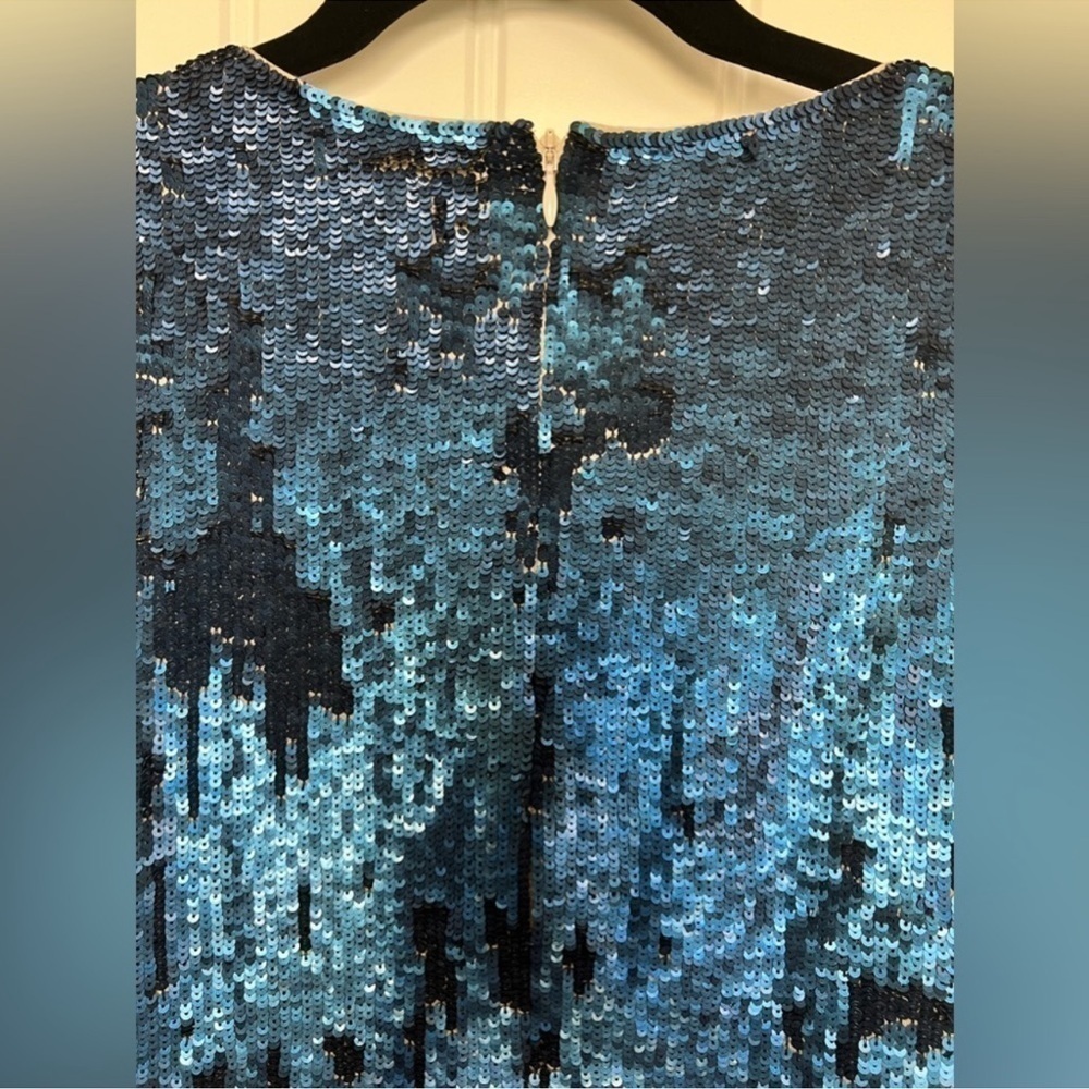 Needle & Thread Porcelain Sequined Mini Dress - Picture 3 of 8